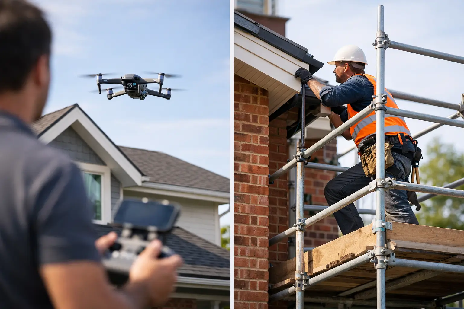 Drone Inspection vs Scaffolding for Property Checks
